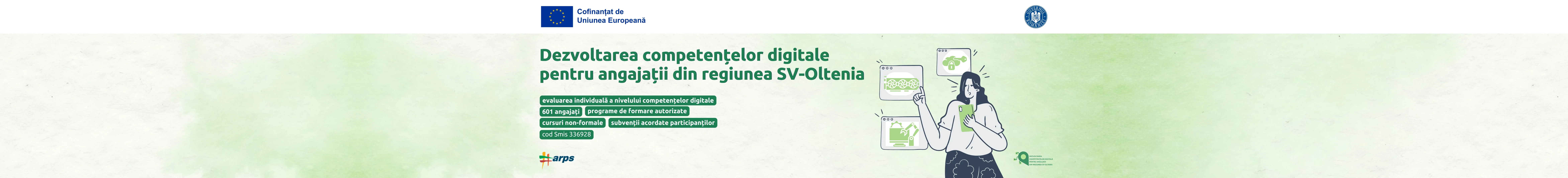 Dezvoltarea competențelor digitale pentru angajații din regiunea SV-Oltenia